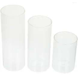 Candle Holders Holder Cup Tealight Votive Light Tea Container Clear Table Cups Wax Wedding Chimney Decorative Desktop