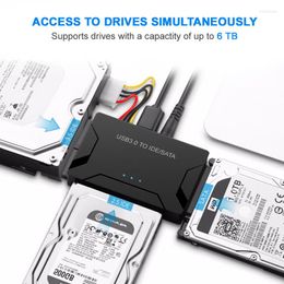 Computer Cables SATA To USB IDE Adapter 3.0 2.0 3 Cable For 2.5 3.5 Hard Disc Drive HDD SSD Converter Drop