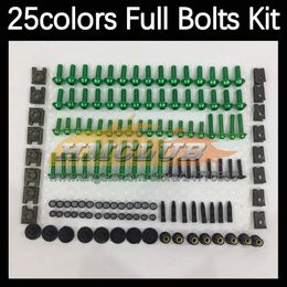 268PCS Complete MOTO Body Full Screws Kit For KAWASAKI NINJA ZX2R ZXR250 ZX 2R 2 R ZXR 250 ZX-2R 89 90 1989 1990 Motorcycle Fairing Bolts Windscreen Bolt Screw Nuts Nut Set