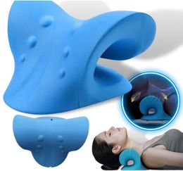 Pillow Neck Cloud Massage Pillow Neck Shoulder Cervical Chiropractic Traction Device Massage Pillow for Pain Relief Body Neck Massager 230211