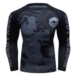 Men's T Shirts Bicycle Team Long Sleeve Men's Cycling T-shirt Summer Breathable Wear Gym Yoga Fitness Rash Guard