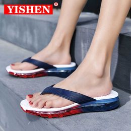 Slippers yishen chinelos mulheres mulheres de alta qualidade sapatos de almofada de palmeira de alta qualidade para sandálias femininas slides externos de luxo r230208