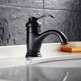 Kitchen Faucets Oil Rubbed Bronze Brass Faucet And Cold Copper Bathroom Sink Basin Black Antique ORB Wash Mixer Water