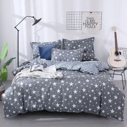 Bedding sets Stars Printing Set 2pcs 3pcs 4pcs Duvet Cover 1 Quilt Cover 1 2Pillowcases Twin Full Queen King 230210