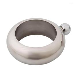 Bangle 3.5oz/100ml Wine Pot Bracelet Hip Flasks Stainless Steel Whiskey Alcohol Flagon Drinkware Bottle