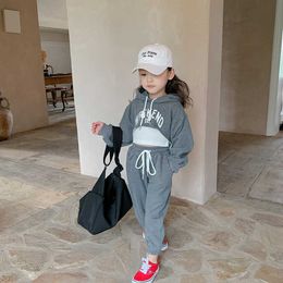 Sets Kids Clothing Set Autumn Girls Casual Spring Pants New Cool Cute Loose Pieces Suit Baby Girl Clothes Sport Wear