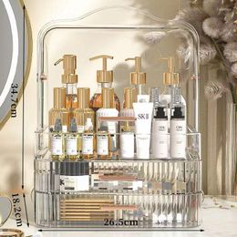 Storage Boxes Cosmetics Box Desktop Multifunctional Dust-proof Dressing Table Skin Care Products Lipstick And Finishing