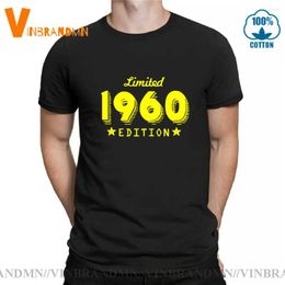 Men's T Shirts In 1960 Limited Edition Gold Design Men's Short Sleeves T-shirt Cool Casual Pride Shirt Unisex Fashion Tshirt