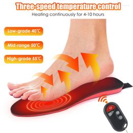 Carpets Men's Plus-size Heating Insoles Home Intelligent Temperature Control Heated Female Can Cut The Foot Warmer
