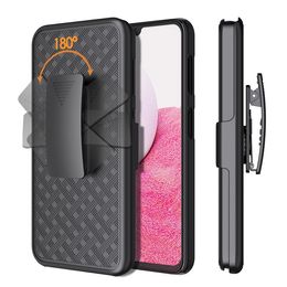 Samsung A Series Holster Cases Defender Kickstand Phone Full Protective Case with Spring Belt Clip for Samsung A13 A23 A33 A53 A72 Heavy Duty Hybrid Protective Cover