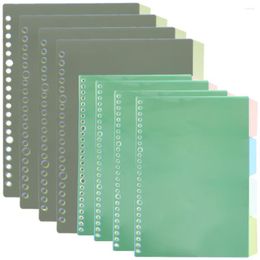 Dividers Binder Notebook Detachable Tabs Page Markers Divider Notepad Paper Colored Book Classification Tab Supplies