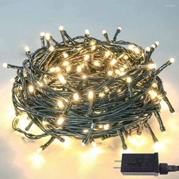 Strings 8 Modes Christmas String Light 30M 200LED Outdoor Waterproof Indoor Fairy Lights Halloween Garden Patio Wedding Trees