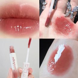 Lip Gloss Women Mirror Glass Glaze Shimmer Waterproof Sweat Resistant Long Lasting Sexy Set Makeup For Fashion Girls