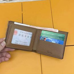 Designer Card Holder Wallets Short Case Purse Embossing Leather billfold Womens Men Purses Credit Coin Clutch Mini Wallet Bag Brow235W