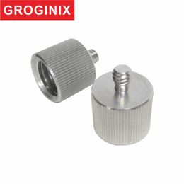 GROGINIX 5/8" to 1/4"Tripod Adapter Laser Level Connector 2PCS Accessory auto Supporting stand transfer Screw