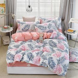 Bedding Sets 50 Tropical Plant 4pcs Kid Bed Cover Set Duvet Adult Comforter Child King Size