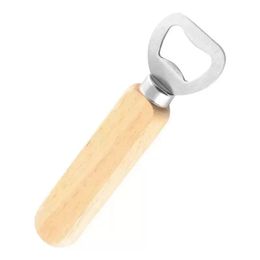 Openers Portable Quick Wooden Handle Bottle Opener Drink Beer Cap Lid Opener Bar Tool Woodens