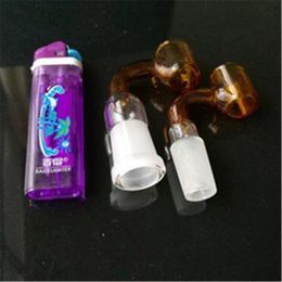 Multicolor T-shaped glass bongs accessories Wholesale glass bongs accessories, glass hookah, water pipe smoke