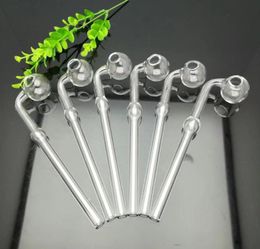 new Double foam glass cooker bong water pipe Titanium nail grinder, Glass Bubblers For Smoking Pipe Mix Colors