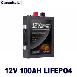 12V Lifefo4 Battery 100AH Iron Phosphate Battery Pack for Outdoor travel Camping Portable Marine RV Batteries