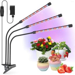 Grow Lights NICLUX Plant Growing Light Phyto Lamp Full Spectrum 60 LED Chips Clip Phytolamp For Indoor Plants Seedlings Flower Fruit