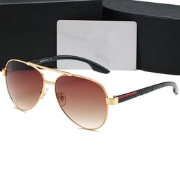 Luxury brand Classic design pilot oval Sunglasses eyeglasses For Men Women Sun Glasses Gradient lens UV400 Eyewear 2202