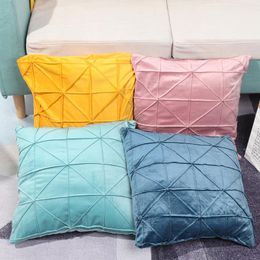 Pillow Modern Candy Colour Velvet Cover Car Decorative Pillowcase Home Sofa Throw Pillows /Decorative