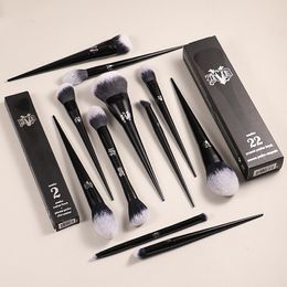 Eye Shadow KVD Makeup Brushes Series Blusher Powder Foundation Foundation مزج التجميل التجميلي المكياج أداة Maquiagem 230211