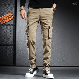 Men's Pants Military Tactical Cargo Men Hiking Multi Pocket Casual Cotton Straight Slim Fit Trekking Khaki TrousersMen's Heat22