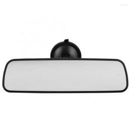 Interior Accessories 24.8x7cm Car Front Windshield Rearview Mirror With Suction Cup Mount Accessory ABS Plastic