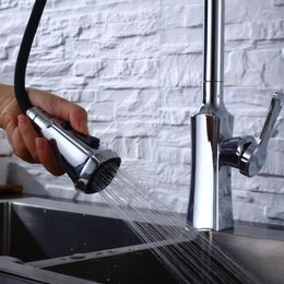 Kitchen Faucets Vidric Ly Arrived Pull Out Faucet Black Sink Mixer Tap 360 Degree Rotation Taps With Soap