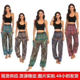 Women's Pants Capris H019 rayon cotton yoga pants lantern pants yoga suit casual long T230210