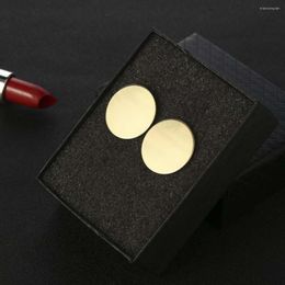 Stud Earrings Geometric Metal Earring For Women Gold Colour Round Circle Ear Tiny Cute Bar Brinco Shellhard Punk Jewellery