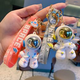 Party Favour Astronaut key chain cute cartoon doll male and female couple bag soft car pendant doll machine gift