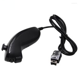 Game Controllers For Wii Controller Joystick Left Hand Curved Handle Nunchuk Gamepad