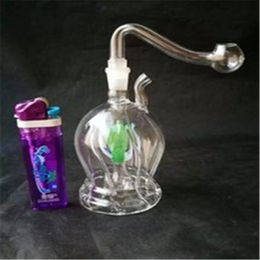 Smoking Pipes plug-in gourd dish silk hookah Wholesale Glass bongs Oil Burner Glass Water Pipes Oil Rigs Smoking Free