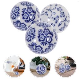 Candle Holders Ceramic Decorative Orbs Porcelain Blue Floating Decor Spheres White Centrepiece Bowls Set Bowl Tank Home Sphere Vase Pool