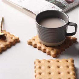 Table Mats Durable Wood Cookies Coasters Placemats Heat Resistant Drink Mat Tea Coffee Cup Pad Non-slip