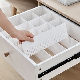 Storage Drawers 5 PC Drawer Clapboard Box DIY Plastic Grid Adjustable Home Makeup 0 230211