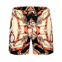 Men's designer beach shorts fashion pattern letter drawstring pants loose men's casual wear Asian size M-3XL MZXD