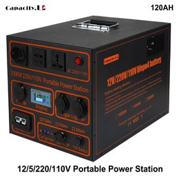 12V lifepo4 battery 120ah 150ah with inverter 220V 110v Camping high power battery pack 1000w Ship RV available