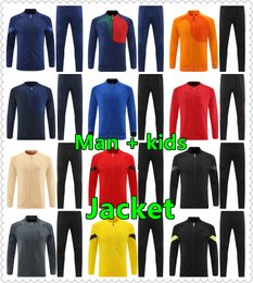 2022 23 Fashion Thick Designer Tracksuits Men kids Woman Pants Men Sports Zip Jacket Jogger Pant Tracksuits Womens Joggers Hooded Coats