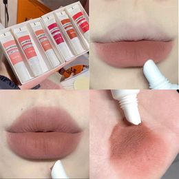 Lip Gloss 1pcs Matte Nude Liquid Lipsticks Waterproof Non Stick Cup Sexy Velvet Long Lasting Tint Mud Women Makeup Cosmetic