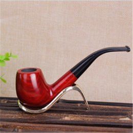 New mahogany classic wood pipes, sandalwood, portable men's smoking sets, custom made removable filter pipes