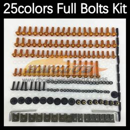 268pcs komplettes Moto Körper Vollschrauben Kit für Yamaha FZR250 R FZR 250 R FZR 250R FZR250R 1990 1991 1992 93 94 95 Motorradverkleidungsschrauben