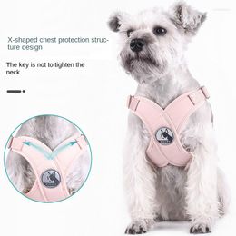 Dog Collars Pet Chest Strap Macaron Fresh Summer Vest Rope Supplies Towing