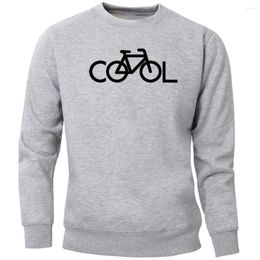 Men's Hoodies Bike Cool Men Sweatshirts Funny Crewneck Sweatshirt Hoodie Winter Autumn Fleece Warm Grey Streetwear Slim Sportswear