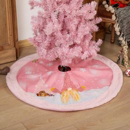 Christmas Decorations Est Arrival Tree Skirt Cartoon Dwarf Print With Light Festival For Home Office