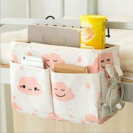 Storage Bags Hanging Organiser Bedside Bag Bunk Beds And Bedroom Dormitories Canvas Organisers Fabric Sundries Racks