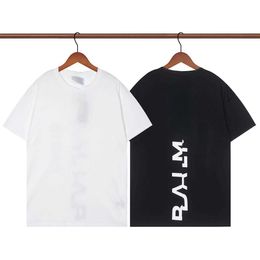 23s t shirt designer top classic letter casual round neck short-sleeved chest embroidery men's and women's pullover short-sleeved T-shirt hoodie